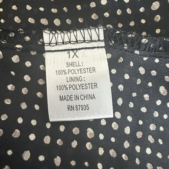 CJ Banks Skirt Womens 1X Reversible Floral‎ Dark Cottagecore Fairy Boho - Picture 11 of 12